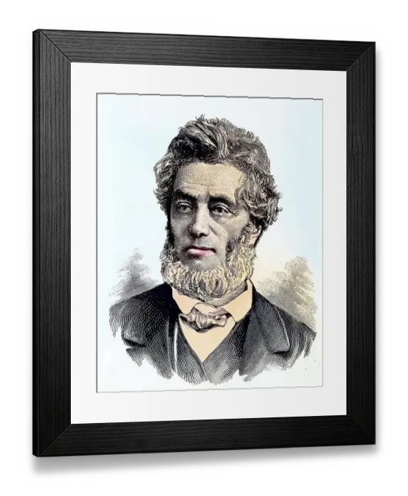 Framed Print : Jules Claude Gabriel Favre, 21 March 1809