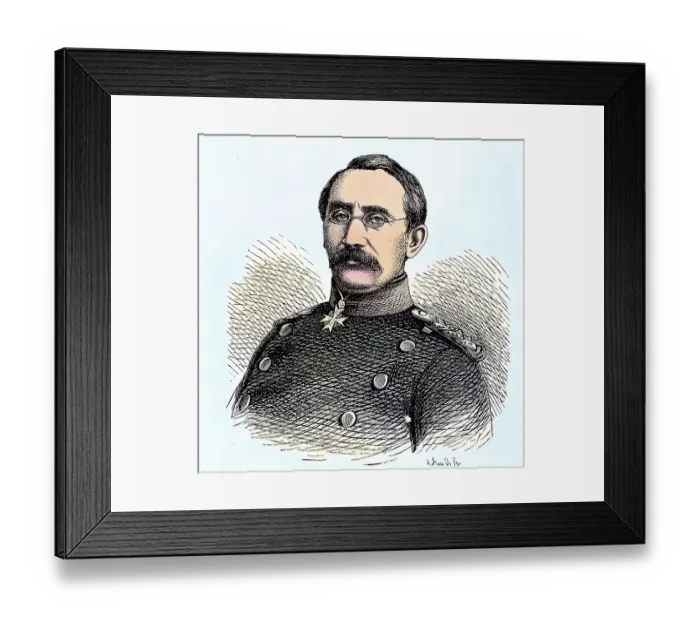Framed Print : August Karl von Goeben, 10 December 1816