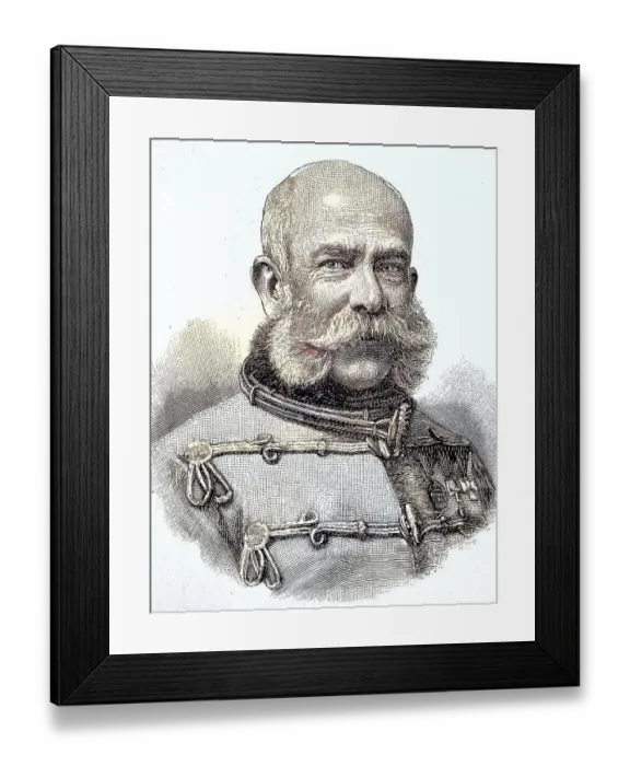 Framed Print : Franz Joseph I, 18 August 1830 Framed Print : Franz Joseph I, 18 August 1830