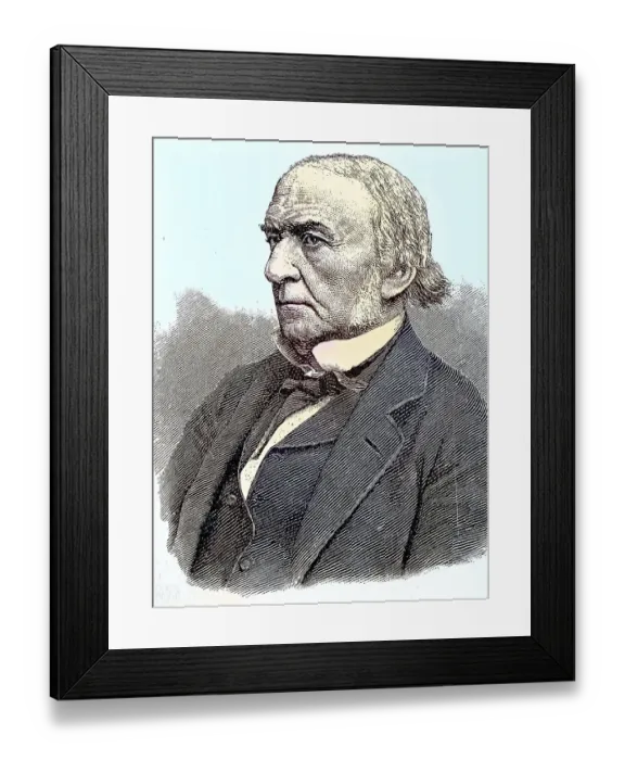 Framed Print : William Ewart Gladstone, 29 December 1809 Framed Print : William Ewart Gladstone, 29 December 1809