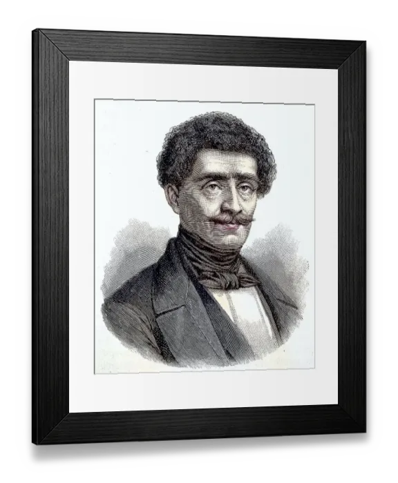 Framed Print : Hans Adolf Erdmann von Auerswald