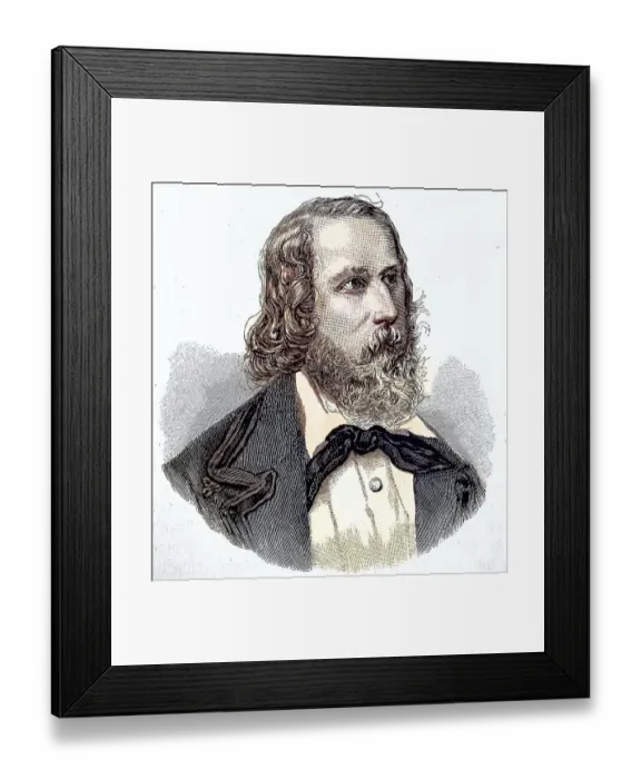 Framed Print : Friedrich Karl Franz Hecker, 28 September 1811