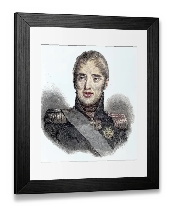 Framed Print : King Charles X, 9 October 1757 Framed Print : King Charles X, 9 October 1757
