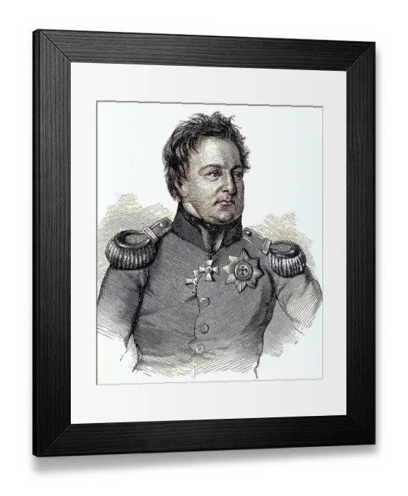 Framed Print : August Wilhelm Antonius Graf Neidhardt von Gneisenau Framed Print : August Wilhelm Antonius Graf Neidhardt von Gneisenau