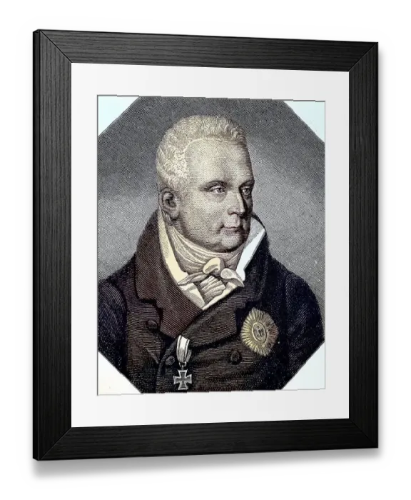 Framed Print : Karl August Prince von Hardenberg Framed Print : Karl August Prince von Hardenberg