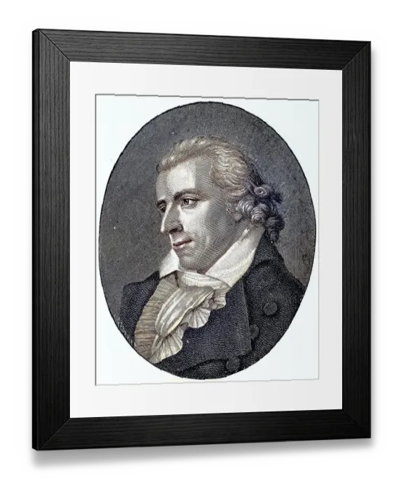 Framed Print : Johann Christoph Friedrich von Schiller