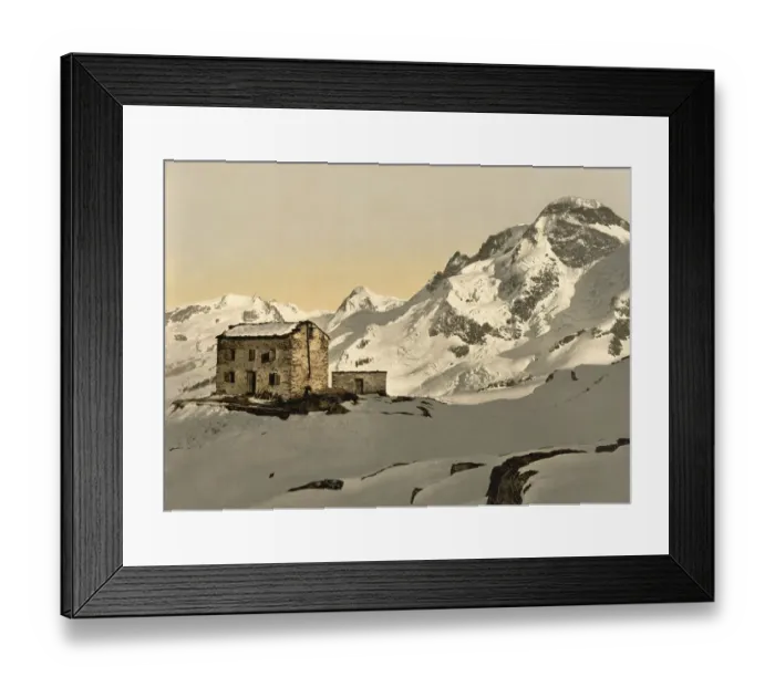 Framed Print : At the Theodul Pass, a 3295 m high glaciated pass in the Valais Alps between the Matterhorn and the Breithorn Framed Print : At the Theodul Pass, a 3295 m high glaciated pass in the Valais Alps between the Matterhorn and the Breithorn