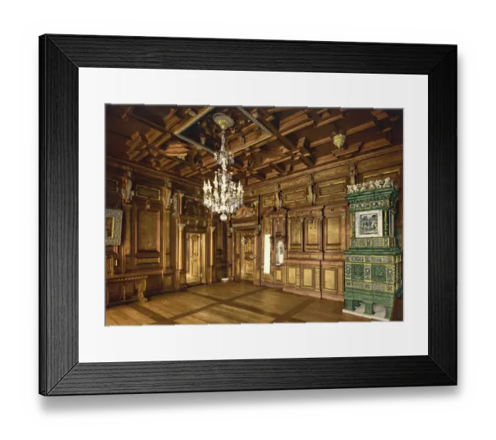 Framed Print : Room from the Casa Pestalozzi in Chiavenna 1585