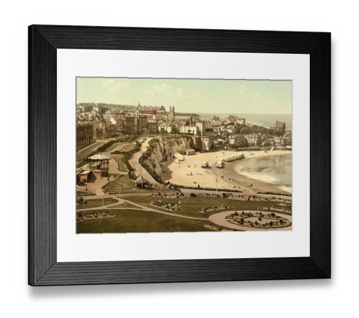 Framed Print : Broadstairs, small town in the county of Kent in the south-east of England