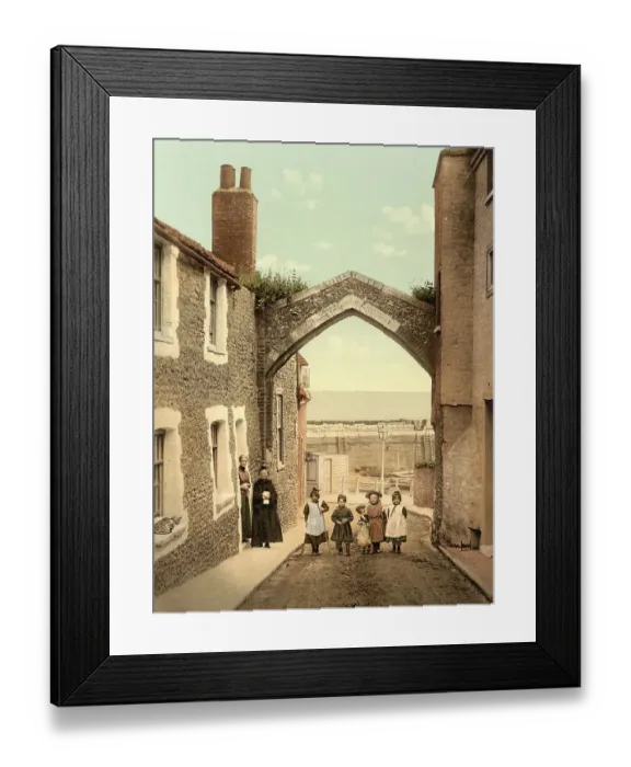 Framed Print : York Gate in Broadstairs, small town in the county of Kent in southeast England