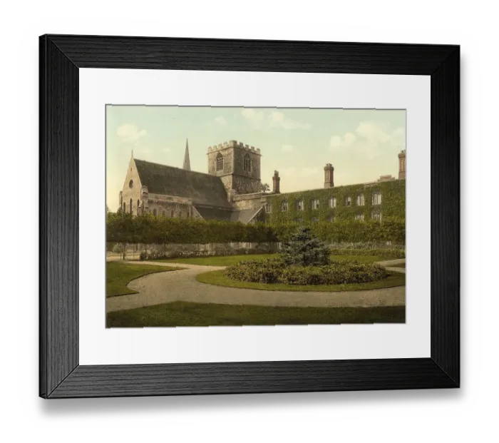 Framed Print : Jesus College, Cambridge, capital of the county of Cambridgeshire Framed Print : Jesus College, Cambridge, capital of the county of Cambridgeshire