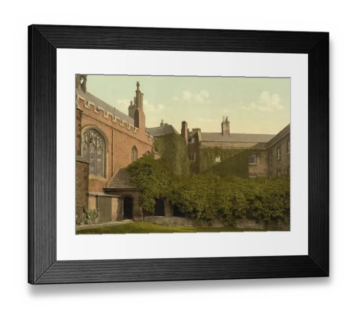 Framed Print : Queens College Cloisters, Cambridge