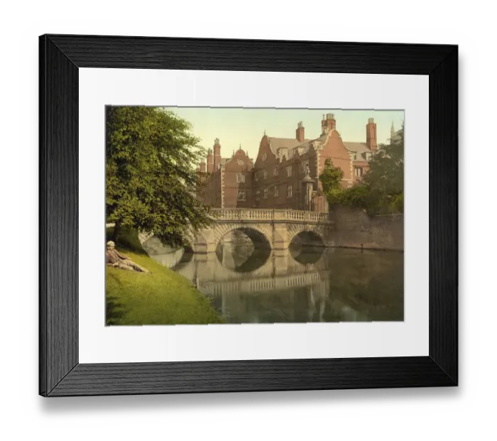 Framed Print : St. John's Bridge in Cambridge