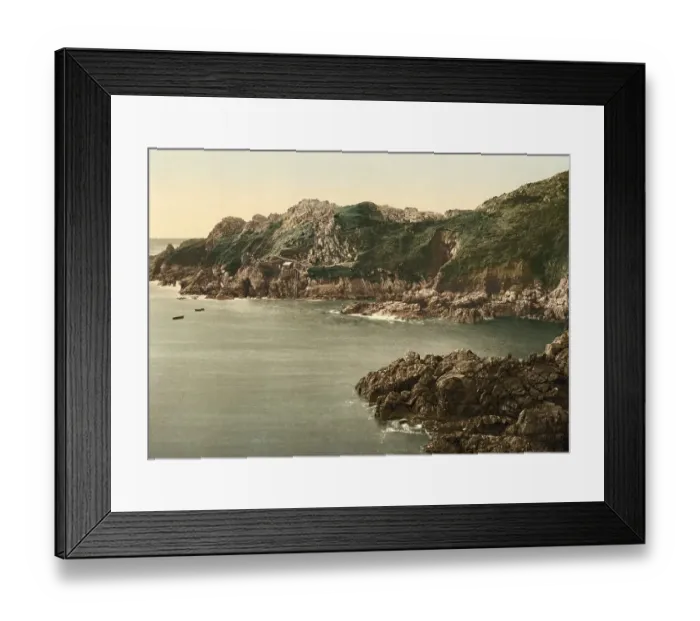 Framed Print : La Moye point, Guernsey, British Channel Island
