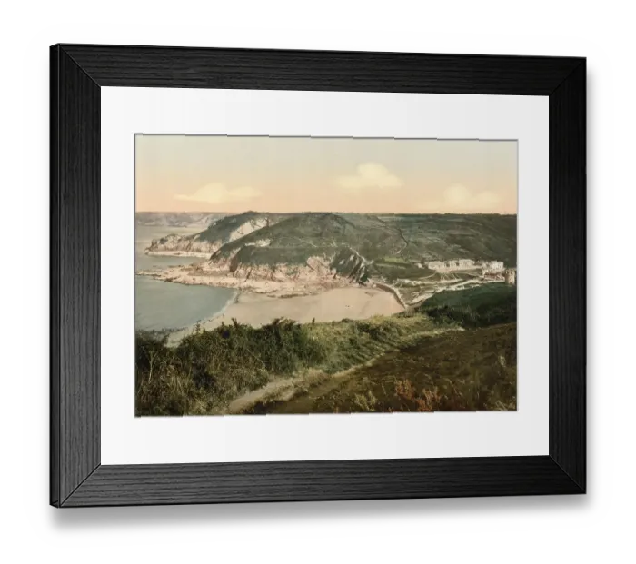 Framed Print : Orevede ?, Jersey, Channel Island in the English Channel in the Bay of Saint-Malo