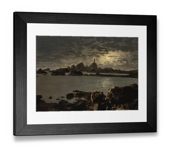 Framed Print : Corbierre lightbouse in Jersey