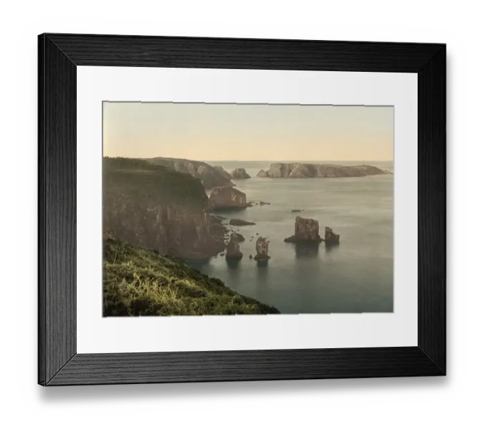 Framed Print : Les Antelets, Sark, Channel Island