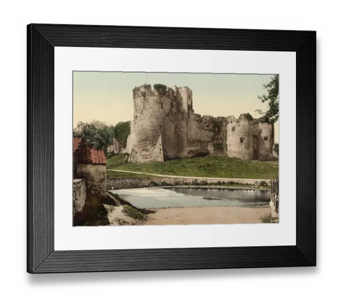 Framed Print : Chepstow Castle, Chepstow, Town in Wales Framed Print : Chepstow Castle, Chepstow, Town in Wales