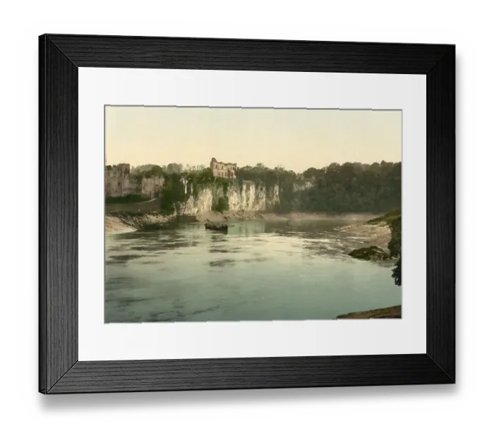 Framed Print : Chepstow Castle, Chepstow, Town in Wales Framed Print : Chepstow Castle, Chepstow, Town in Wales