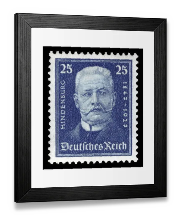 Framed Print : Historic stamp, German Reich, definitive stamp at 25 Pfennig Framed Print : Historic stamp, German Reich, definitive stamp at 25 Pfennig