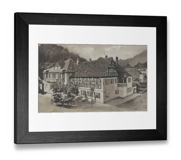 Framed Print : Picture postcard from the year 1919 Framed Print : Picture postcard from the year 1919