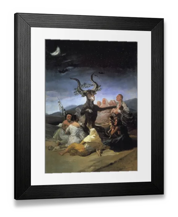 Framed Print : Witches Sabbath or Devil's Dance