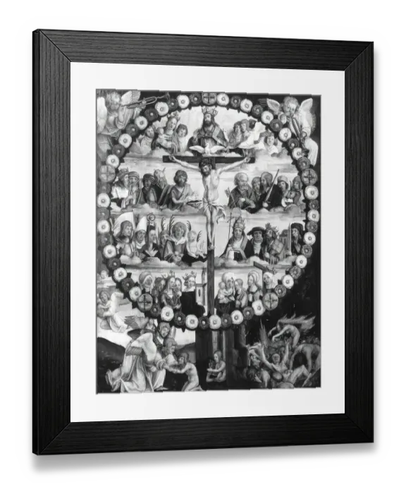 Framed Print : Depiction of the Last Judgment