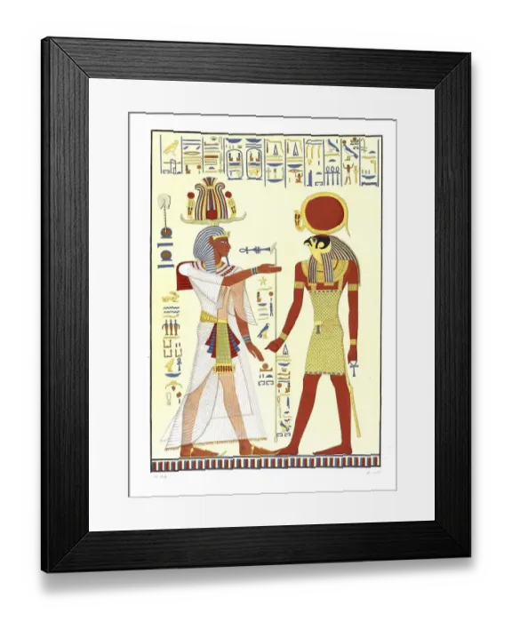Framed Print : Menphtah II, son and successor of Ramses III