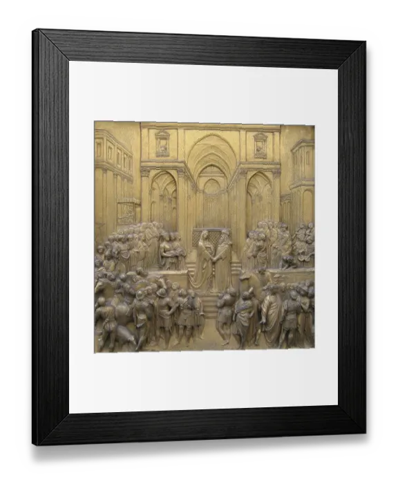Framed Print : Solomon Meets the Queen of Saaba
