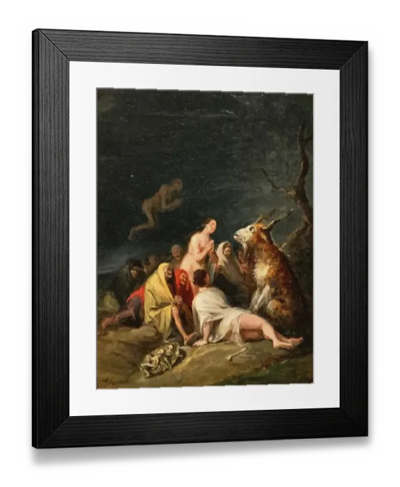 Framed Print : Witches Sabbath or Devil's Dance Framed Print : Witches Sabbath or Devil's Dance