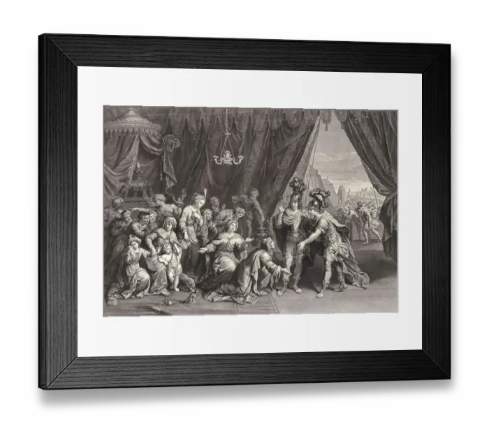 Framed Print : Alexander the Great with the Family of Darius Framed Print : Alexander the Great with the Family of Darius