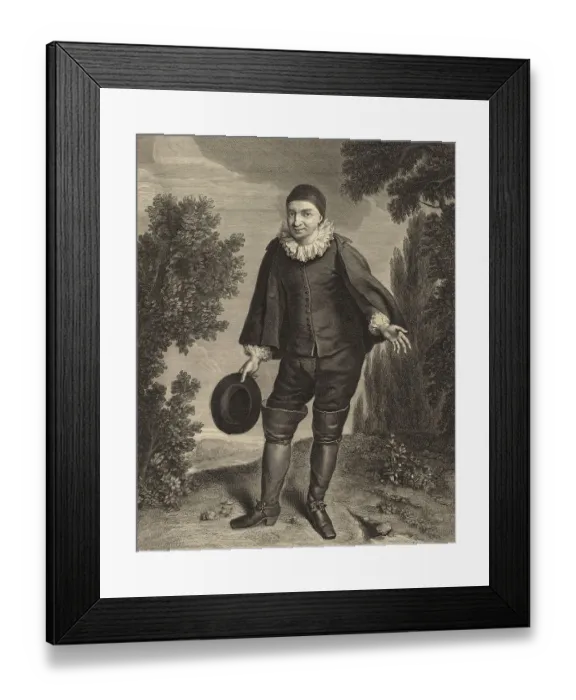 Framed Print : Raymond Poisson, also known as Belleroche (c)