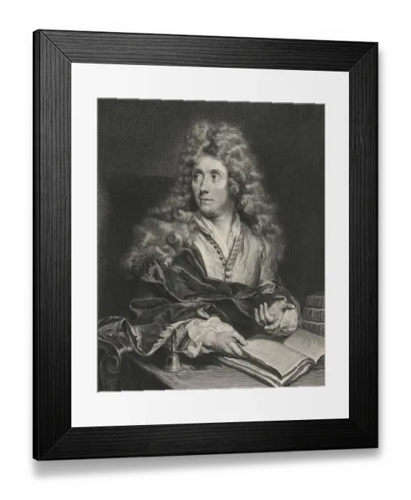Framed Print : Antoine Coypel (11 April 1661 - 7 January 1722) was a French court painter