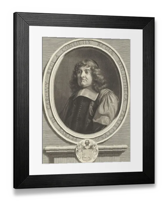 Framed Print : Pierre de Carcavi (c. 1600 or c)