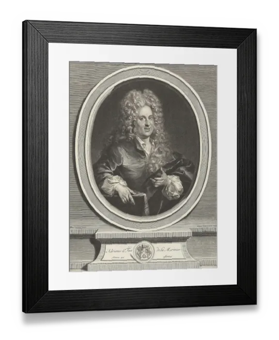 Framed Print : Portrait of Adrien Lefort de la Moriniere Framed Print : Portrait of Adrien Lefort de la Moriniere