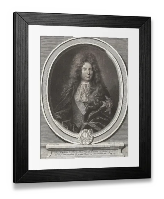 Framed Print : Charles Colbert de Croissy (5 August 1629 - 28 July 1696) Framed Print : Charles Colbert de Croissy (5 August 1629 - 28 July 1696)