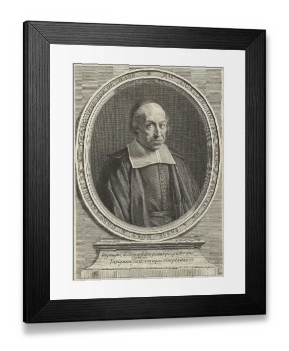 Framed Print : Portrait of Claude de Sainte-Marthe