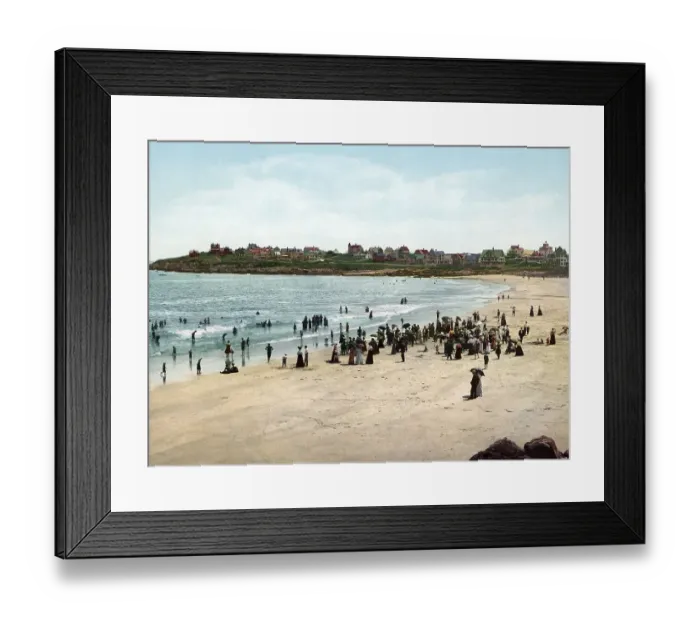 Framed Print : York Beach, Maine, USA, Historic Framed Print : York Beach, Maine, USA, Historic