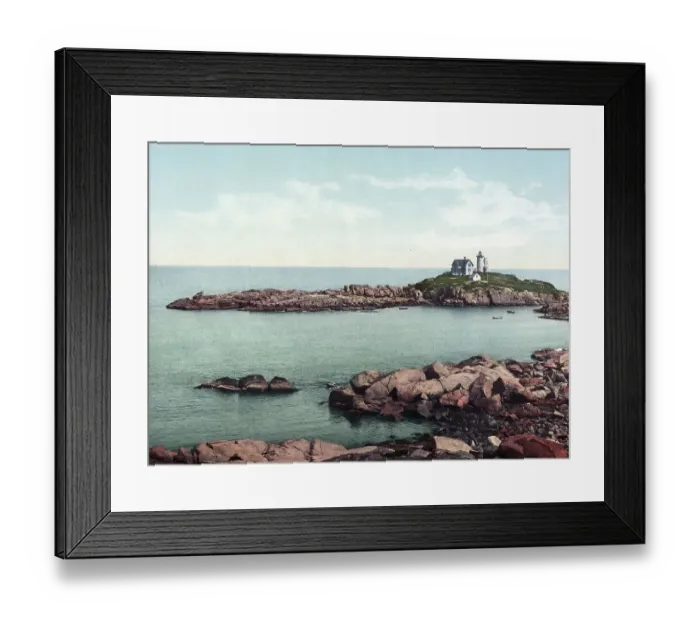 Framed Print : Cape Neddick lighthouse, Lighthouse Framed Print : Cape Neddick lighthouse, Lighthouse