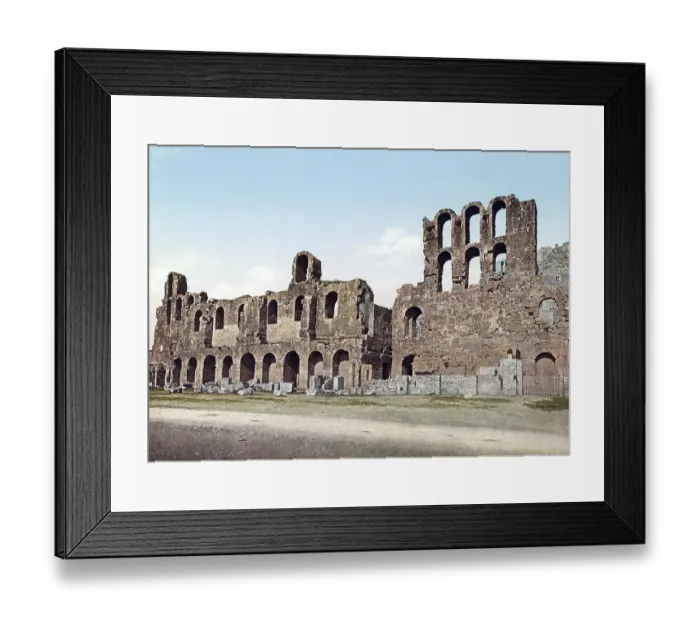 Framed Print : Theatre of Herodes, Athens, Greece