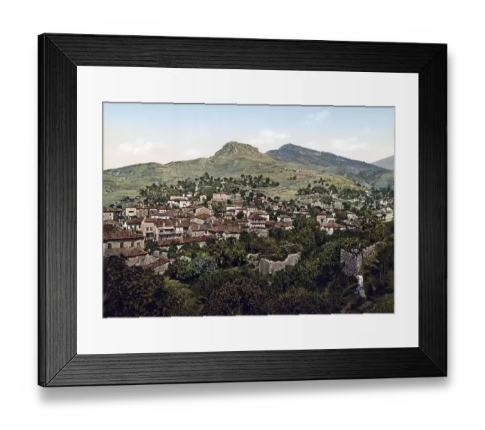 Framed Print : Kalavryta, Kalavrita, a small town in the north of the Peloponnese peninsula