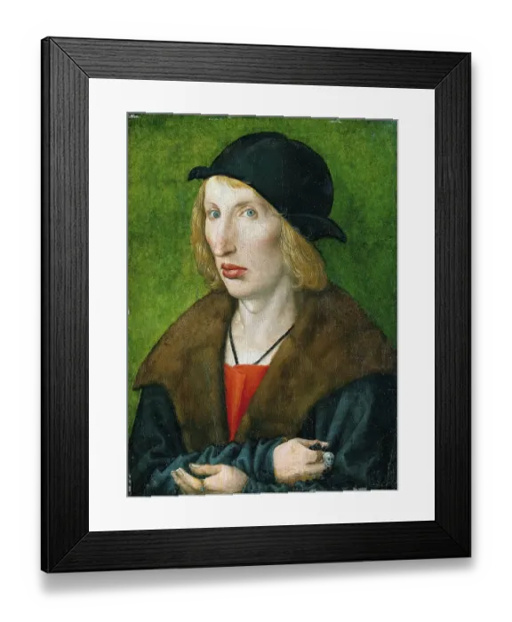Framed Print : Portrait of Hans Geyger, painting by Wolf Traut (born around 1486 in Nuremberg) Framed Print : Portrait of Hans Geyger, painting by Wolf Traut (born around 1486 in Nuremberg)