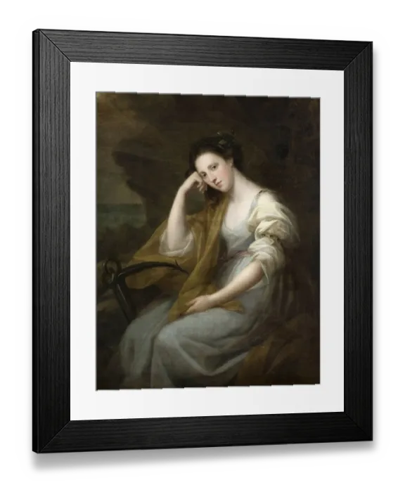 Framed Print : Portrait of Lady Louisa Leveson-Gower (1749 50-1827)
