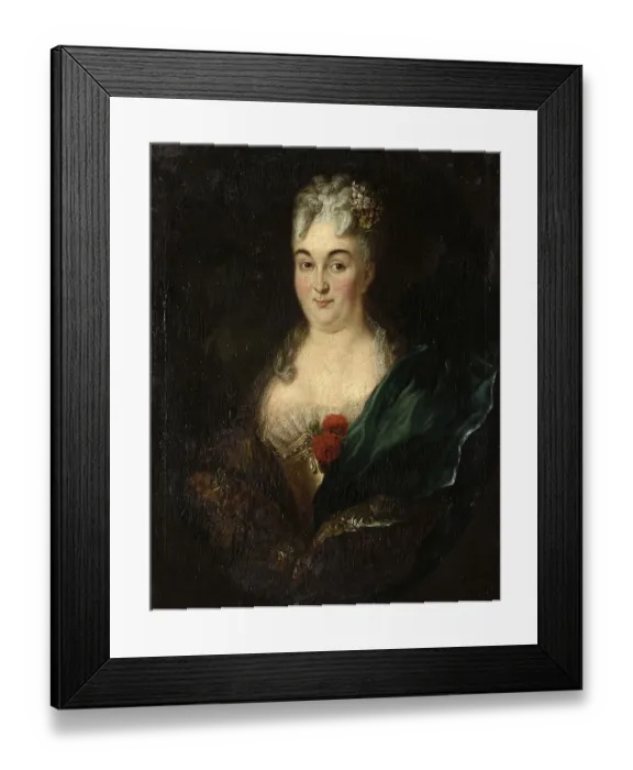 Framed Print : Portrait of Maria Justina von Lersner, c