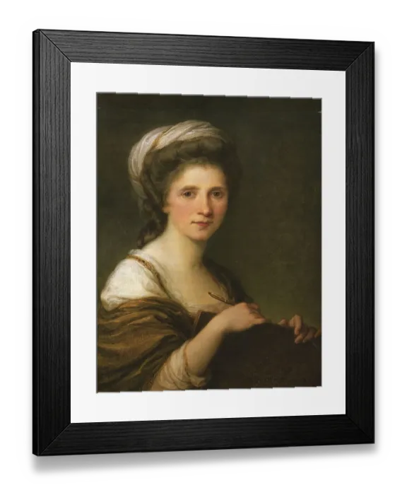 Framed Print : Self-portrait of Angelika Kauffmann Framed Print : Self-portrait of Angelika Kauffmann