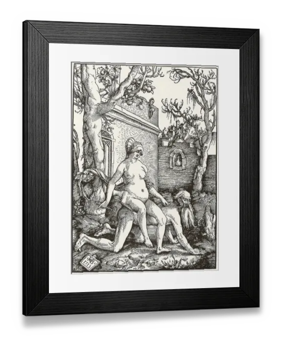 Framed Print : Aristotle, a Greek polymath and Phyllis