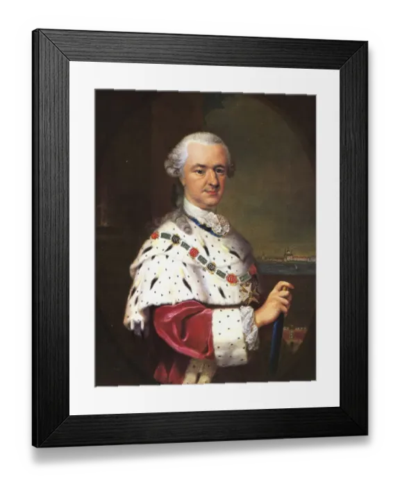 Framed Print : Karl Philipp Theodor (10 December 1724 - 16 February 1799)