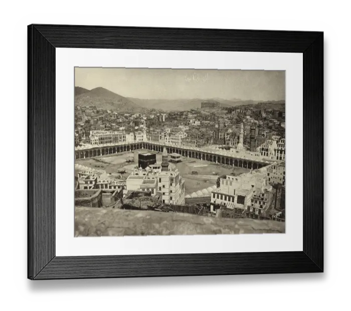 Framed Print : The Kaaba in Mecca, c. 1915, Saudi Arabia Framed Print : The Kaaba in Mecca, c. 1915, Saudi Arabia