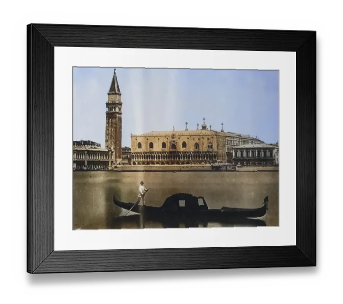 Framed Print : View of the district of San Marco in Venice
