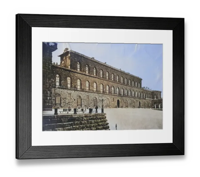 Framed Print : Front facade of the Palazzo Pitti in Florence Framed Print : Front facade of the Palazzo Pitti in Florence